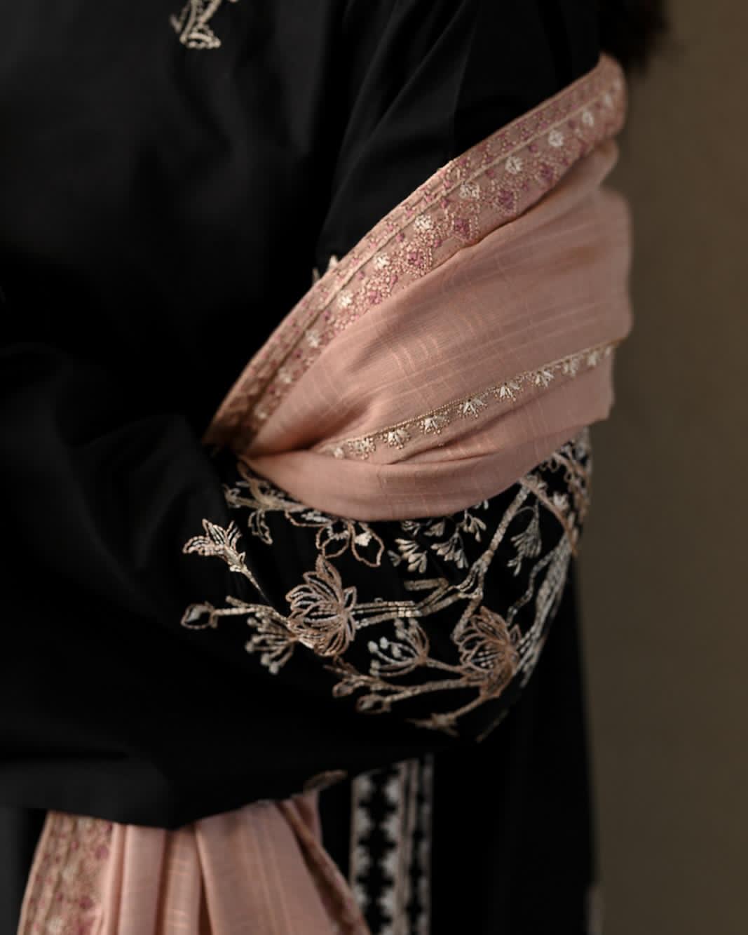 EID SPECIAL ZAIB LAWN LUXURY  CO-ORD SET WITH FARSHI