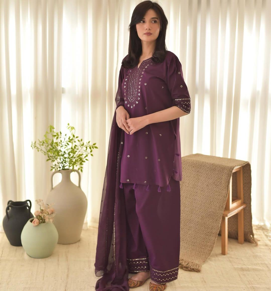 EID SPCIAL PURPLE AURA LAWN 3PC