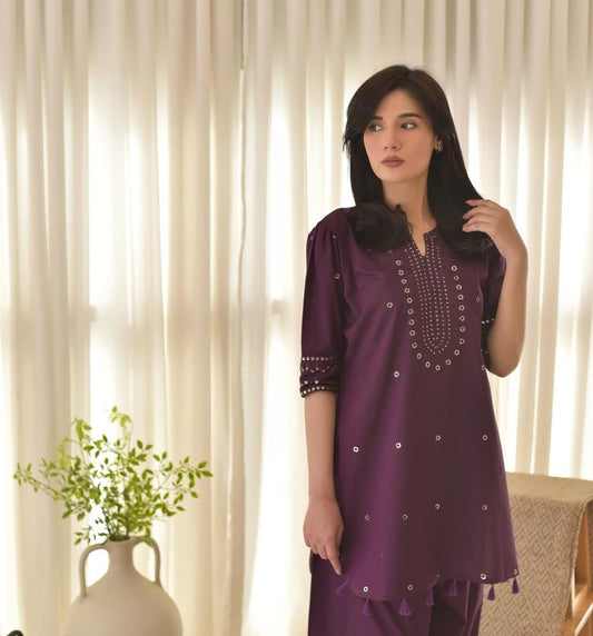 EID SPCIAL PURPLE AURA LAWN 3PC