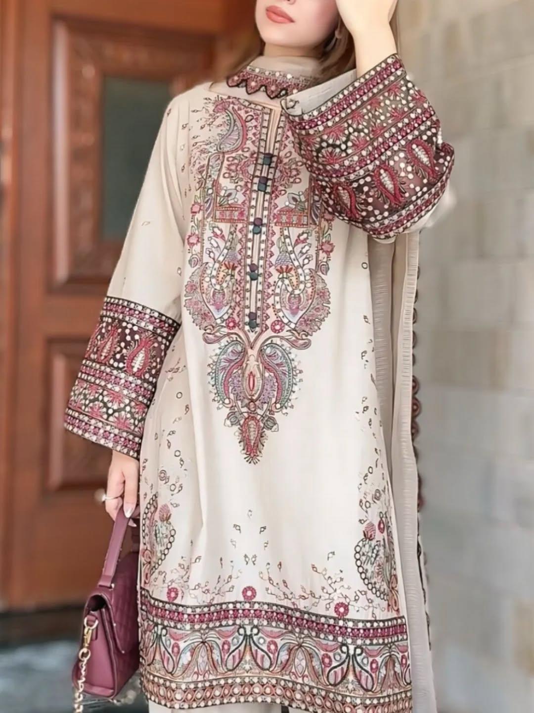 SUMMER LUXURY HEAVY FULLY EMB 3PC