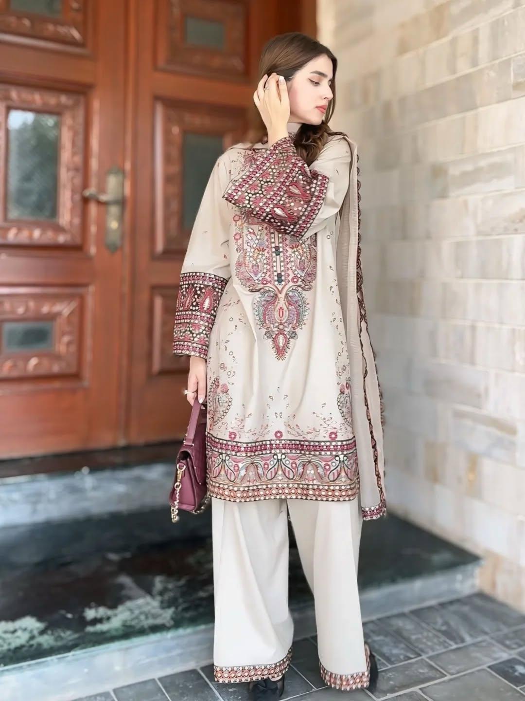 SUMMER LUXURY HEAVY FULLY EMB 3PC
