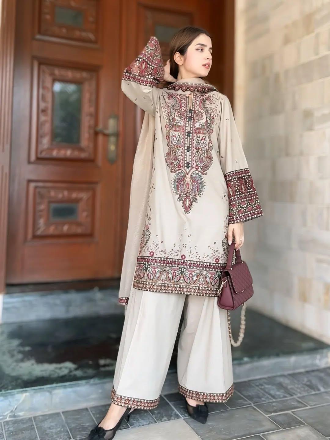 SUMMER LUXURY HEAVY FULLY EMB 3PC