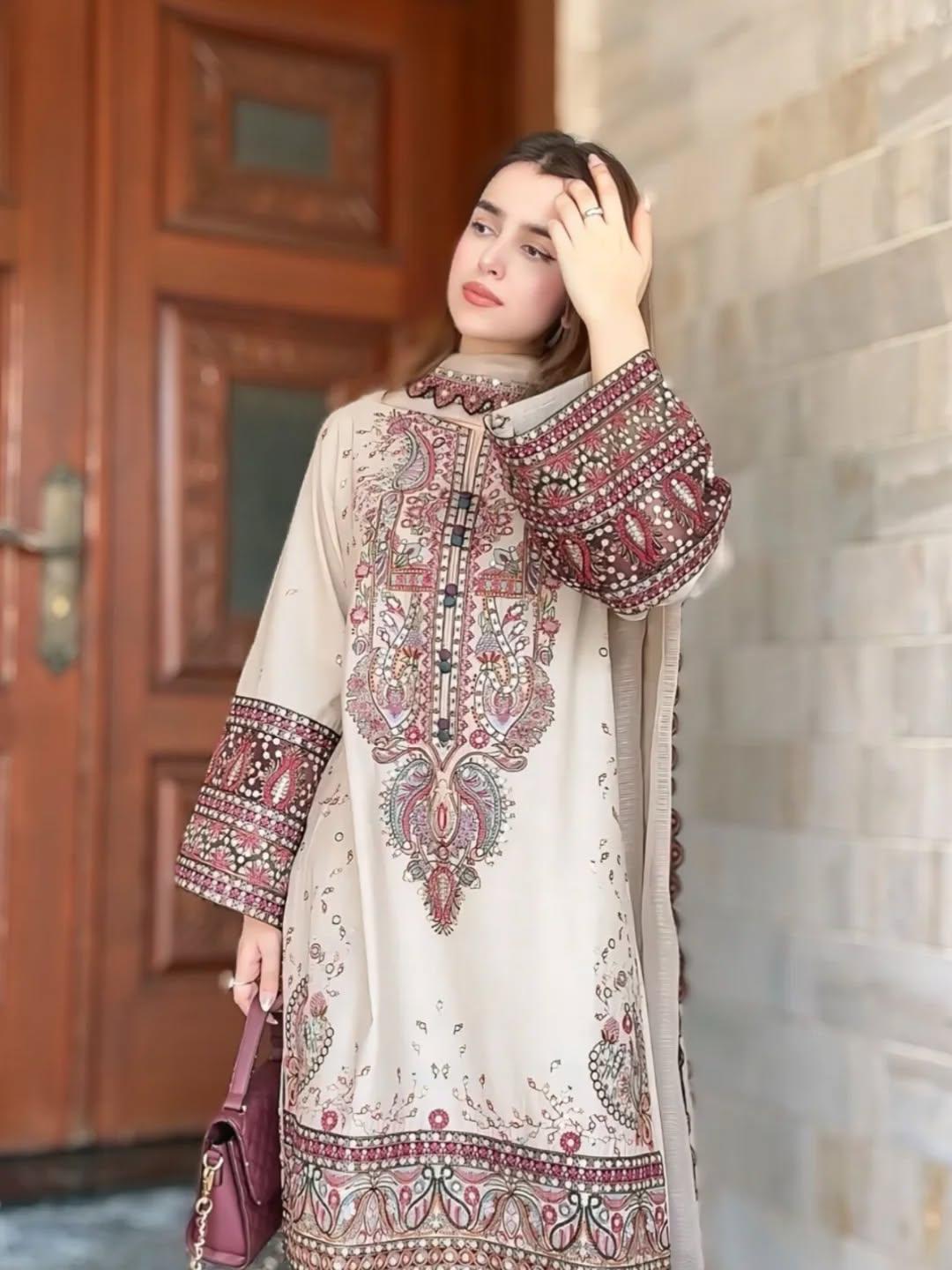 SUMMER LUXURY HEAVY FULLY EMB 3PC