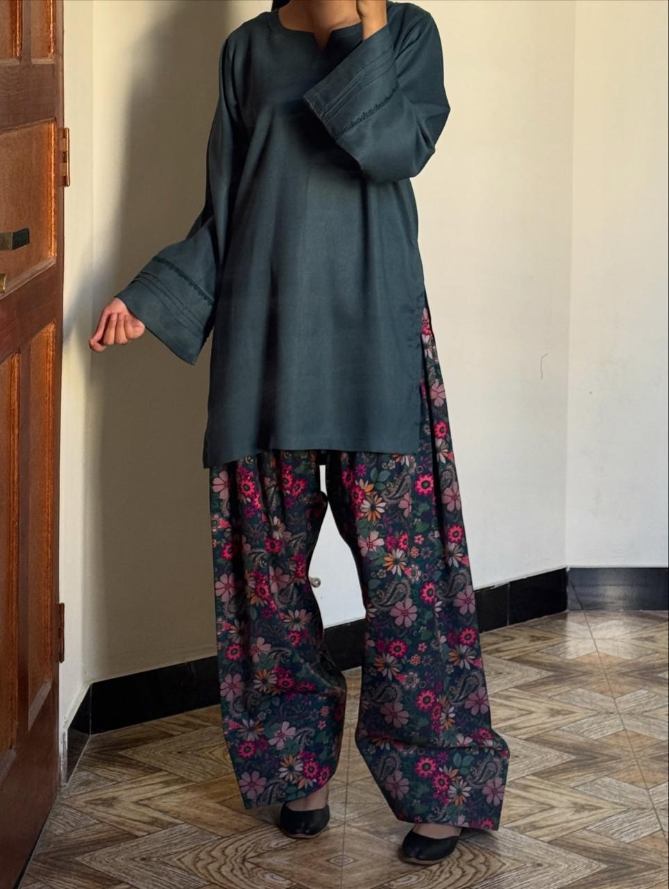 RANJA SET ( FARSHI SHALWAR )