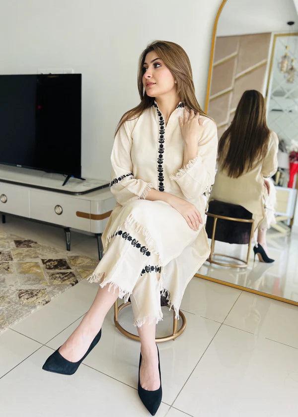 GULBAN SHAWL 3PC ( DHANAK )