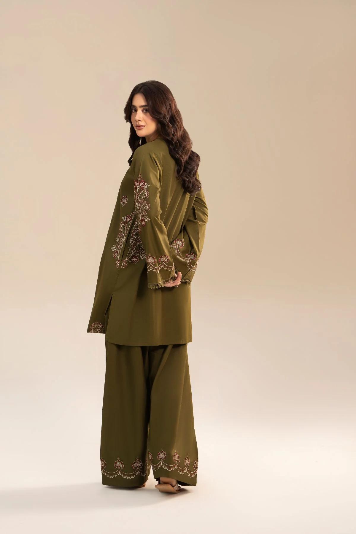 MEHNDI POCKET SET (FARSHI SHALWAR )