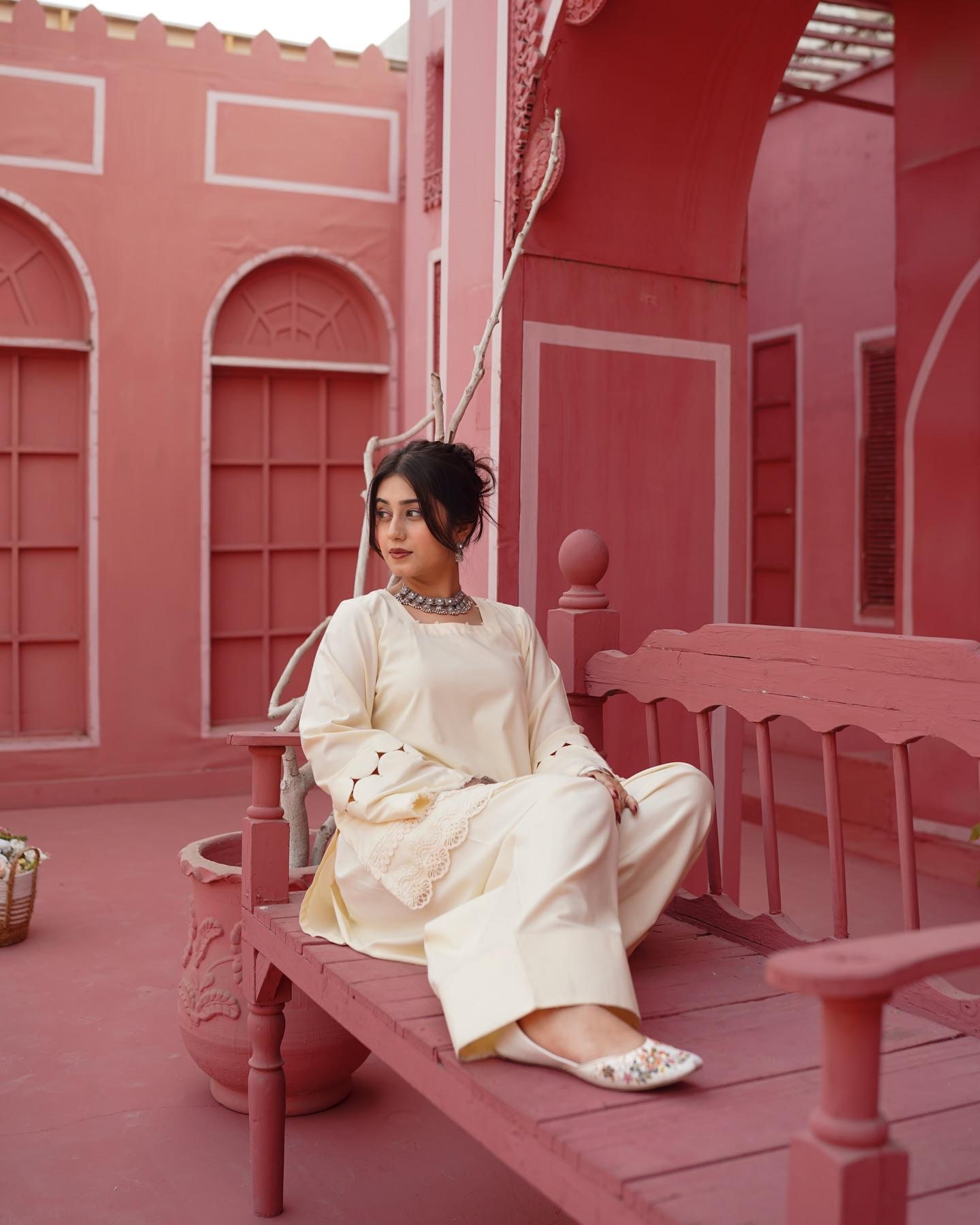 MALAI SET (FARSHI SHALWAR )