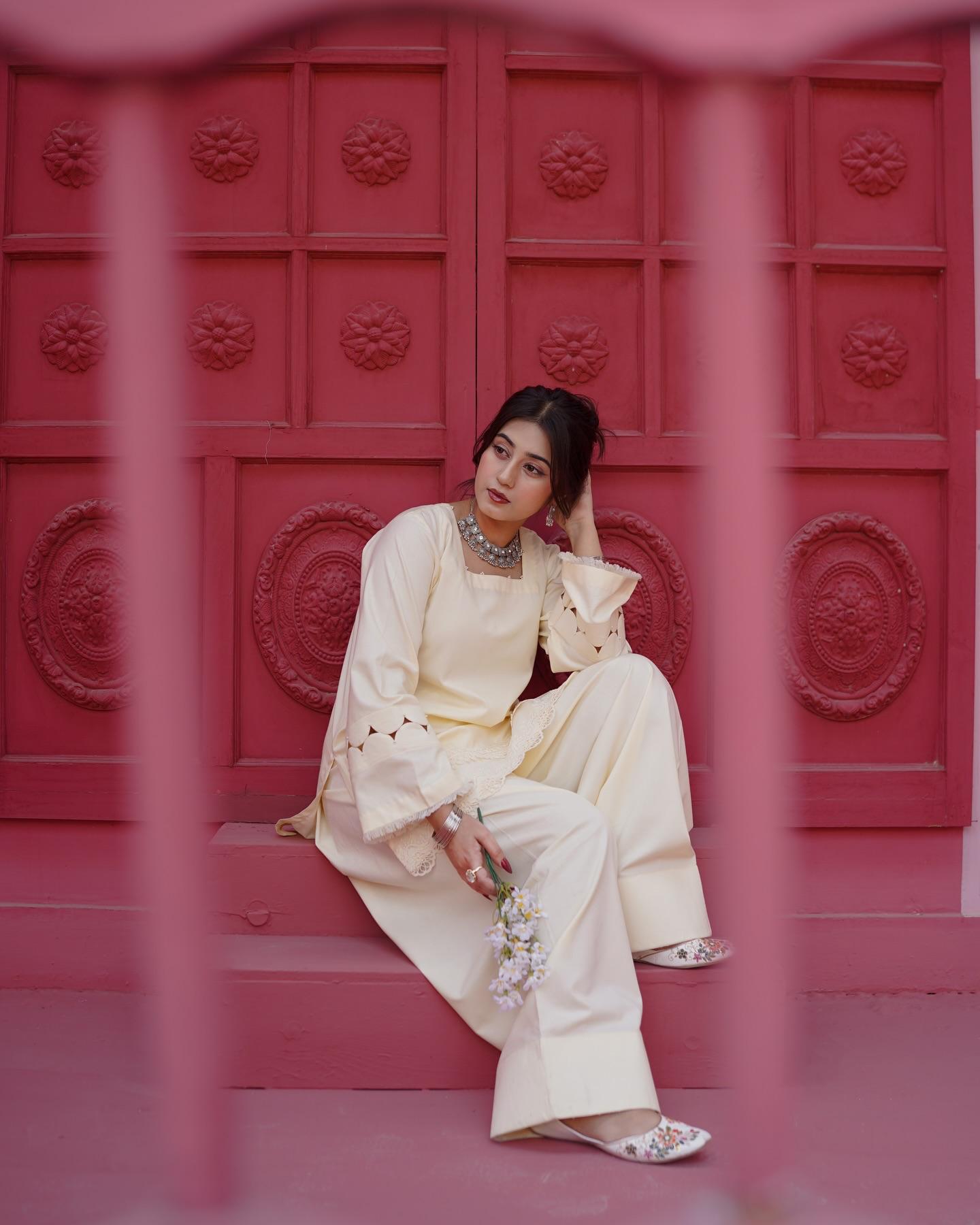 MALAI SET (FARSHI SHALWAR )